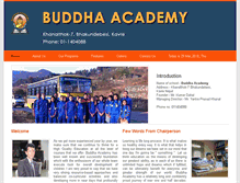 Tablet Screenshot of buddha-academy.com